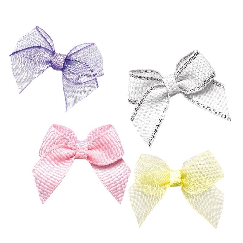 Lazos de cinta floral, lazos de cinta de satén para ajustar la cintura, decoración para ropa y lencería, accesorios para el cabello, accesorios con lazos, diseños de lazos terminados.