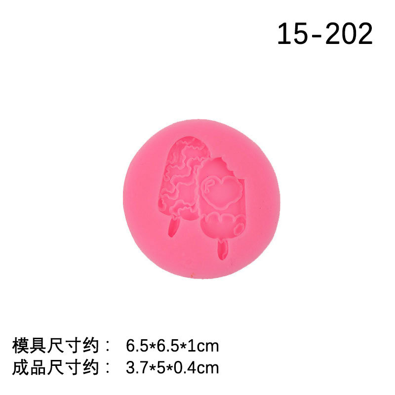 DIY helado paleta molde de silicona solo macaron crema suelo accesorios ultra-ligero arcilla cerámica suave