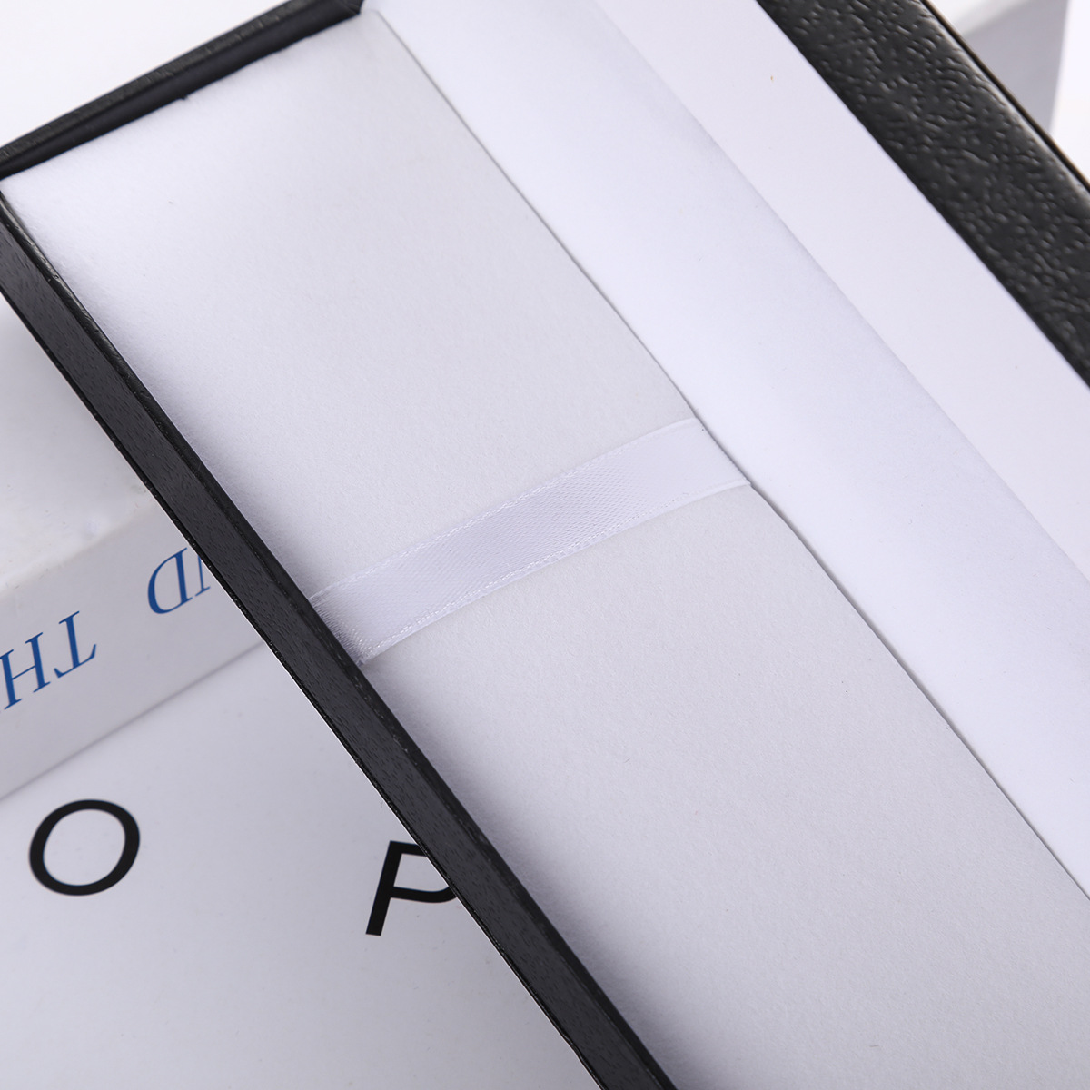 En stock al por mayor caja de papelería para estudiantes caja de pluma letras logotipo publicidad comercial caja de regalo de alta gama caja de pluma de firma