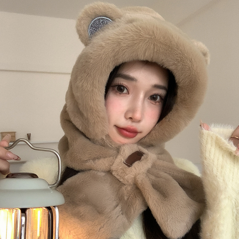 스팽글 베어-카키