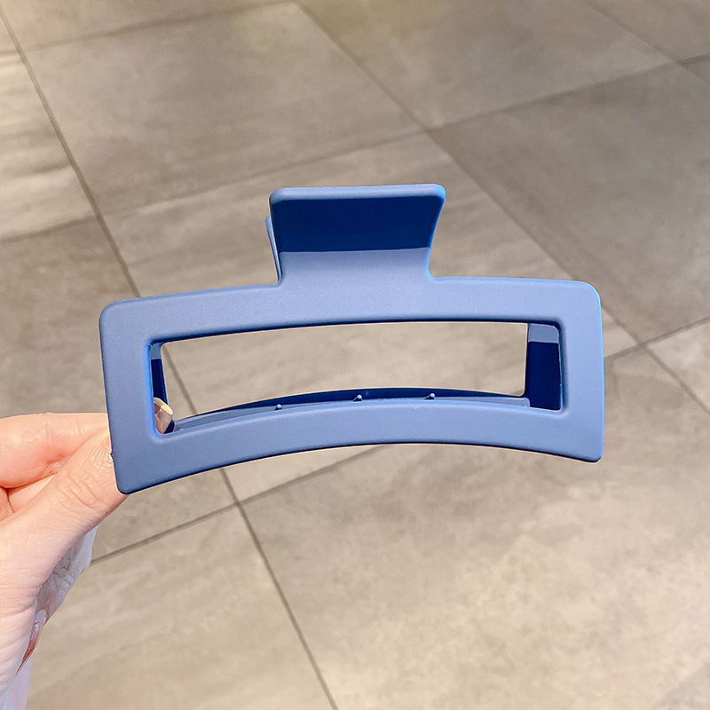 14 clip cuadrado azul oscuro mate 12,5 cm.