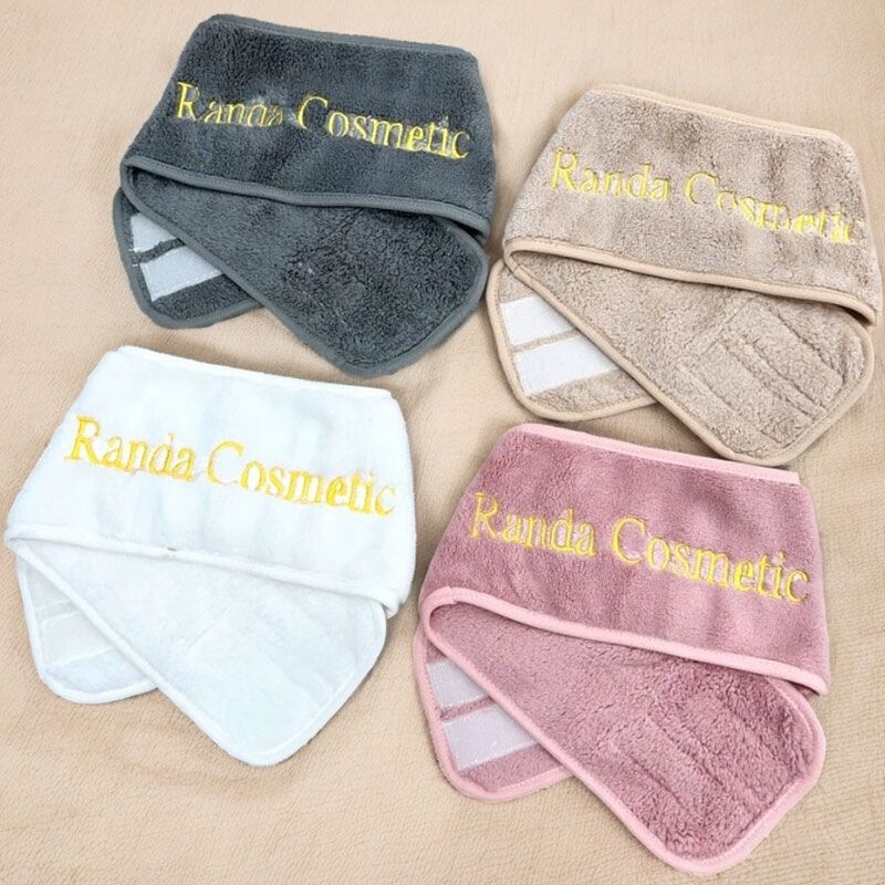Beauty salon narrow headband, skin care magic tape hair band, wash hair headband, eco-friendly cotton thickened towel Beauty salon narrow headband, skin care magic tape hair band, wash hair headband, eco-friendly cotton thickened towel