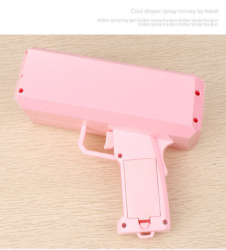 Cross-border electric money-spraying gun, new and peculiar banknote money-spraying US dollar gun, Money Gun, money-spraying toy gun