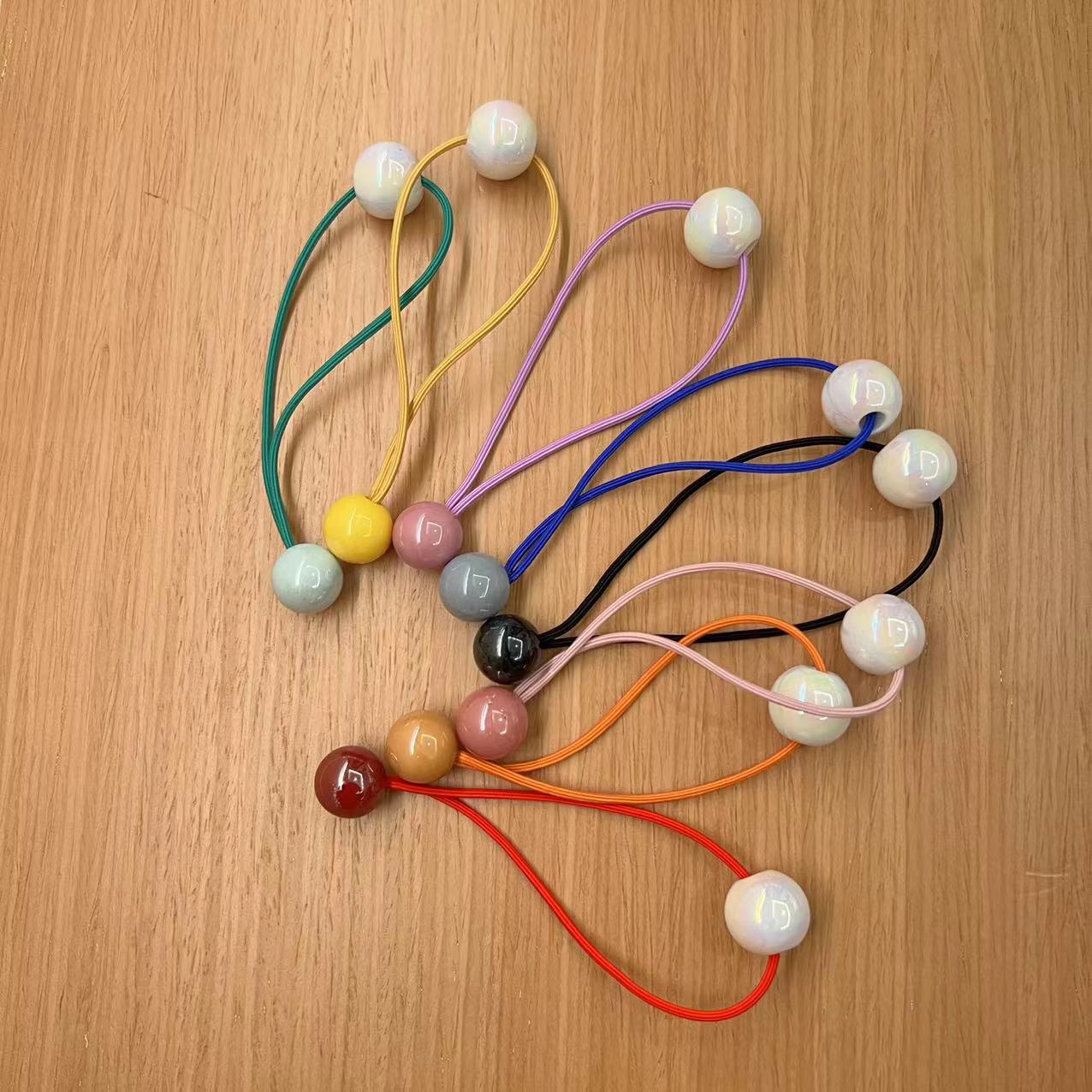 Yiwu venta al por mayor cuerda de pelo de doble cabeza para niños cuerda de pelo negro Yiwu agente de compra