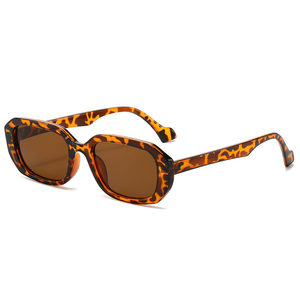 Gafas de sol rectangulares casuales retro de moda europea y americana Gafas de sol para exteriores para hombres y mujeres