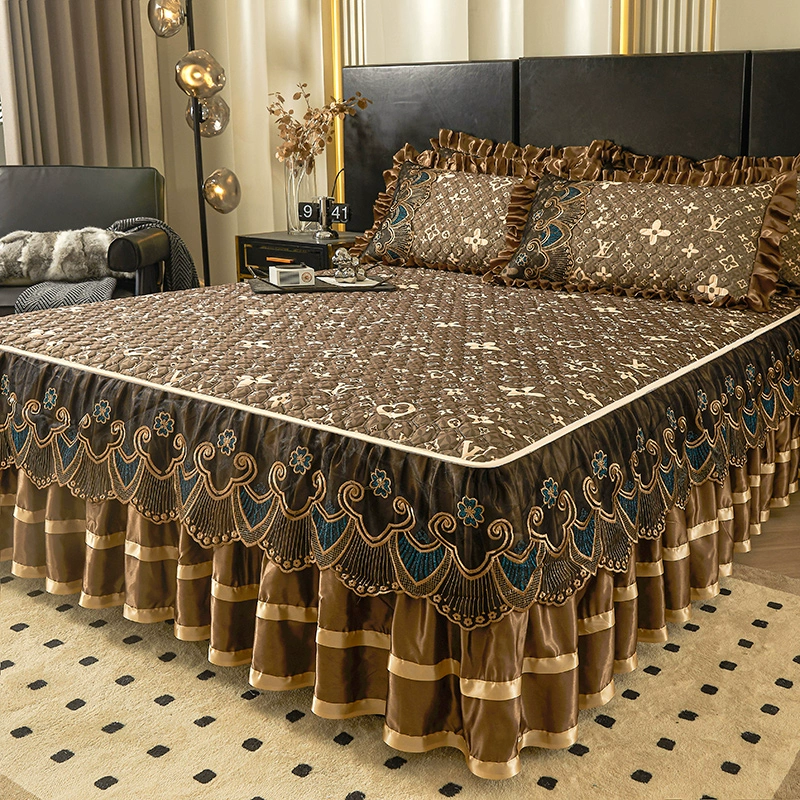 Матрац? Actually input: "Mat, set, silk removable bedspread, European style, 3 piece set"
