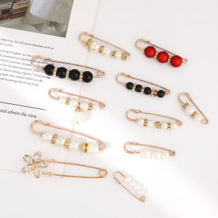 Simple brooch advanced sense pants waist artifact waist pin anti-light buckle needle clothes fixed accessories wholesale