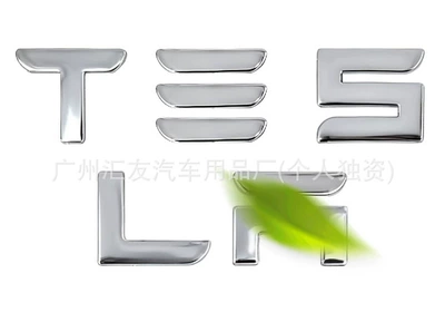 New Updated Tesla Model 3/Y: Car logo - silver