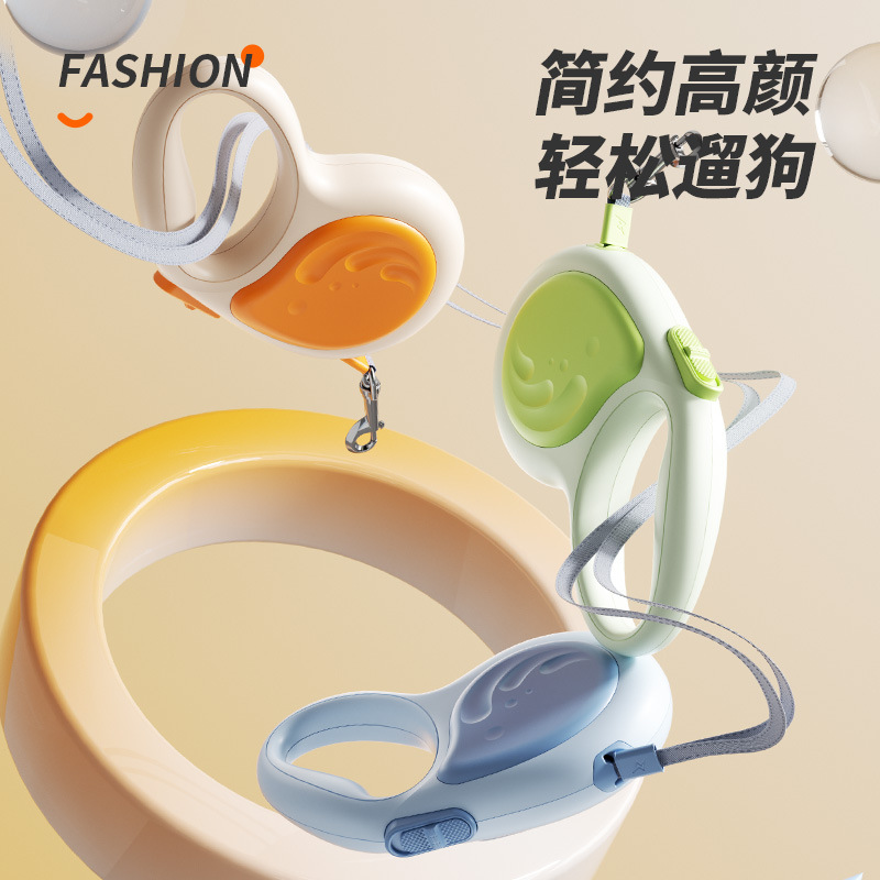 Cuerda de tracción para mascotas Cuerda de tracción para perros telescópica automática Cuerda de tracción para perros medianos y grandes a prueba de explosiones