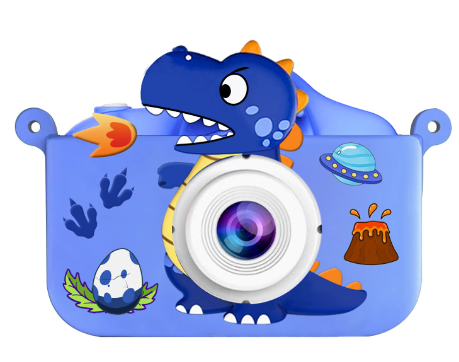 Cámara digital infantil HD de doble lente, diseño de dibujos animados, grabación de video, regalo para vacaciones