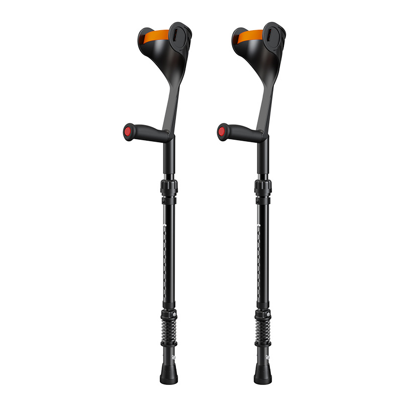 Muletas de codo muletas de brazo para jóvenes fractura muletas dobles muletas de axila muletas antideslizantes muletas plegables rehabilitación médica ayuda para caminar