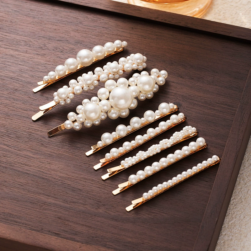 Сетка красной жемчужной цветочной заколки высокого уровня