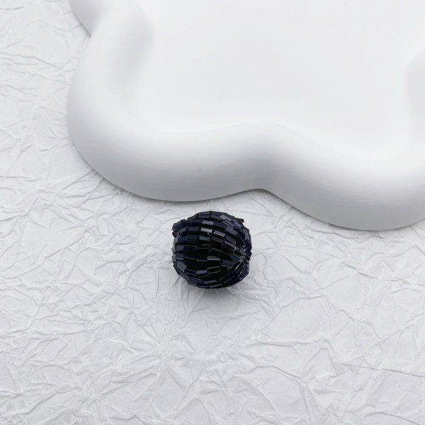 Creative woven beads handmade with zircon