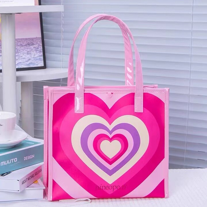 Spot PVC Handbag Book Bag Teacher's Day Mid-Autumn Festival New Year Gift Bag Beach Bag Waterproof Bag Shopping Bag