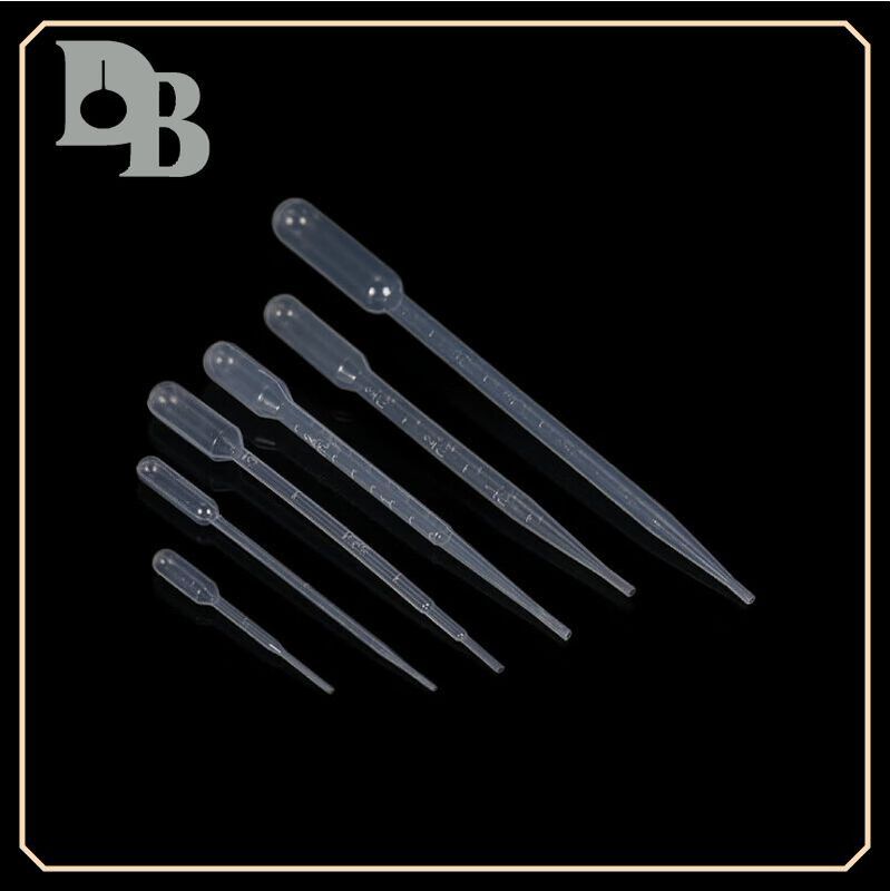 Free Shipping Disposable Plastic Dropper Pasteur Pipette with Scale Thickeneded Experimental Pipette 1Ml3Ml5Ml10Ml