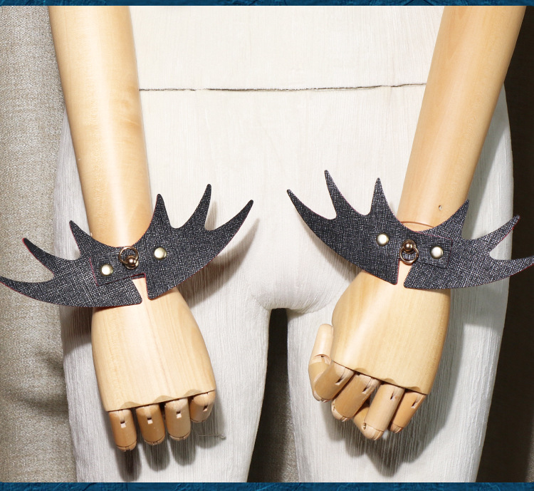 Jiuai Couple Bondage Set 8-Piece PU Kit with Handcuffs and Nipple Clamps — detail image 20