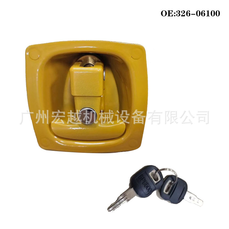 326-06100 32606100侧门锁适用于卡特挖掘机配件