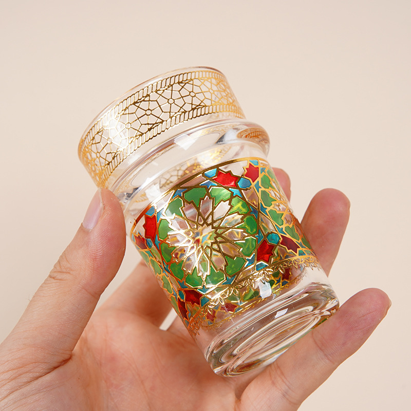 グラススポットモロッコグラストルコサウジアラビアレストラン12点セットティーカップTea Glass|undefined