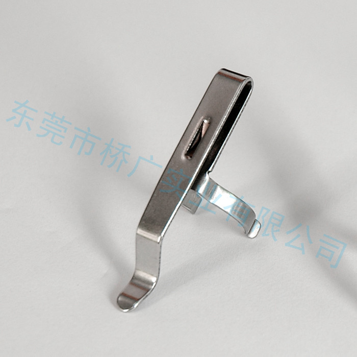 工厂批发多款规格1652A不锈钢开口夹子手电筒抱夹笔扣高弹力硬度