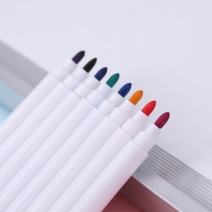 Qianhui 8-Color Children's Whiteboard Pens Black Watercolor Fine Tip Erasable Markers