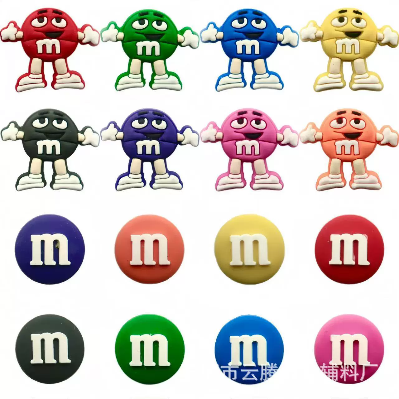 新品巧克力豆鞋花鞋扣洞洞鞋花园鞋配件扣装饰扣鞋花扣批发跨境