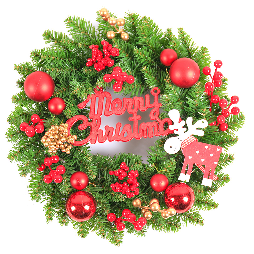 Amazon pop navideño coronas de vinas 30 / 40 / 50 / 60cm decoración de la puerta colgante escena árbol de Navidad