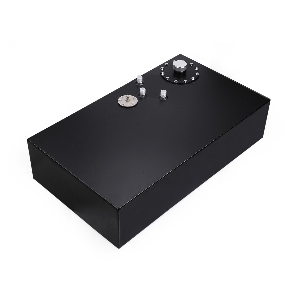 Car Modification Parts68 LRectangular Aluminum Alloy17-gallon Lower Auxiliary Fuel Tank Plastic Cover With Sensor