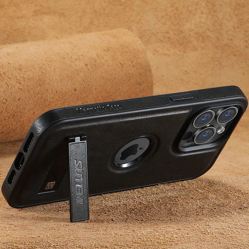 Ốp lưng iPhone từ tính chống rơi họa tiết sáp dầu, dùng cho 14 Pro Max / 15 / 12 / 13 — 【Sáp dầu đen★Da tiếp xúc từ tính tiêu chuẩn] Giá đỡ ngang và dọc, 【Nâu sáp dầu★Da tiếp xúc từ tính tiêu chuẩn] Giá đỡ ngang và dọc, 【Màu Xanh sáp dầu★Da tiếp xúc từ tính tiêu chuẩn] Giá đỡ ngang và dọc, 【Vải Thiều Đen★Da tiếp xúc từ tính tiêu chuẩn] Giá đỡ ngang và dọc chi tiết 14
