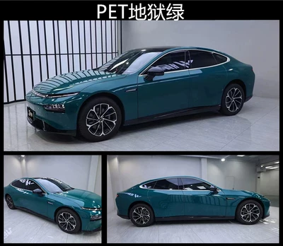 Milan Motorcycle Modified Black Car – Auto Color Change Film - pet-hell-green-whole-roll