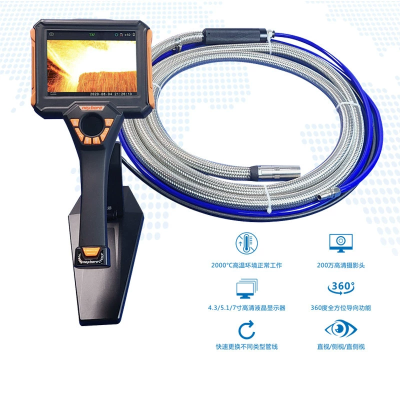 Naisibo Высокотемпературный промышленный трубопроводный эндоскоп HT43 Ручка промышленного трубопроводного эндоскопа