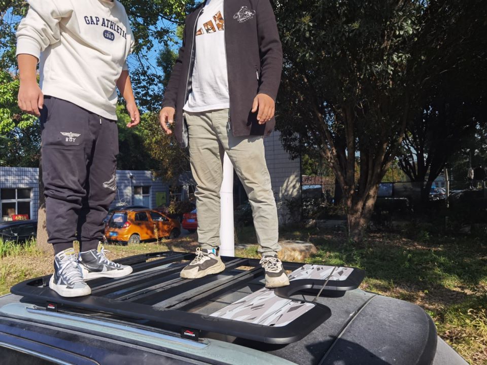Grand Cherokee Roof Luggage Rack Ladder School Bag Mountain Step Brand Lossless Installation Roof Platform
