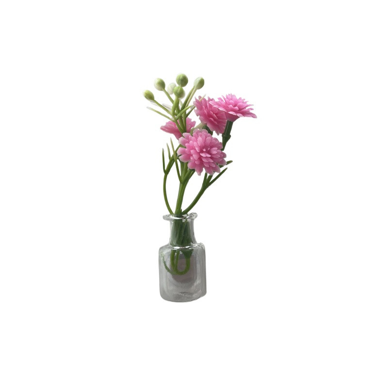 Ins mini-magnetic pequeño frasco de flores pegatinas de refrigerador DIY decoración artística botella de vidrio delicada gato debe recoger botella