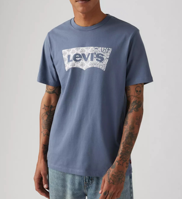 2025欧米ファッションクロスボーダー夏新作トレンドLevi「s高品質男女同モデルtシャツプリント|undefined