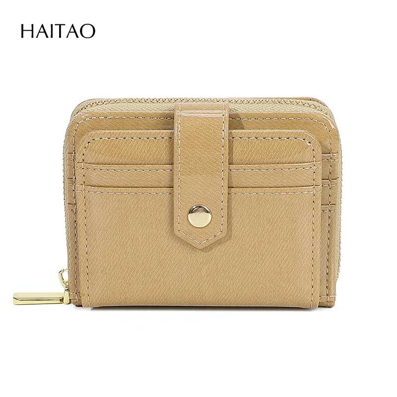 2025 nueva cartera corta de dos plegables para mujeres cartera multi-tarjeta cartera de cambio INS