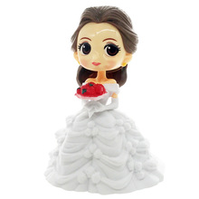 塑料大頭公主蛋糕裝飾擺件 婚紗新娘烘焙配件 婚禮派對甜品台擺設