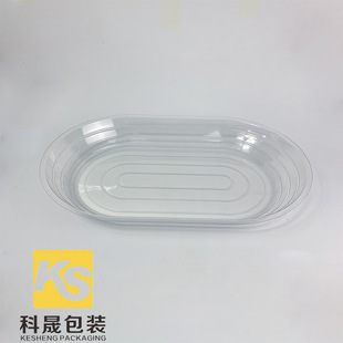 Pet/Pp Food/Cosmetic/Electronic Product Blister Packaging Folded Clamshell Ps Flocking Food-Grade Packaging