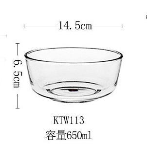 Juego de cuencos de vidrio Lizun para cocina, juego de cuencos grandes, medianos y pequeños, transparentes, para ensalada de verduras y frutas, de vidrio templado