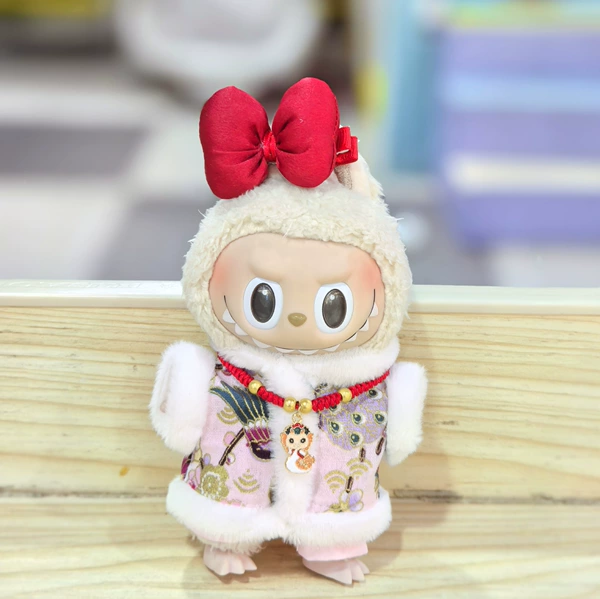 Pink New Year's outfit + bow