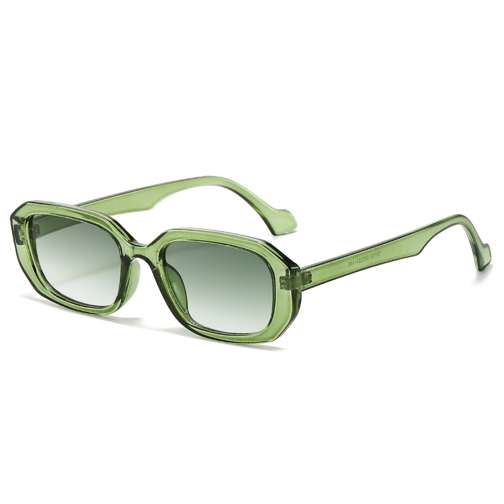 Gafas de sol rectangulares casuales retro de moda europea y americana Gafas de sol para exteriores para hombres y mujeres