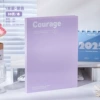 Simple English style information book - purple (30 pages)