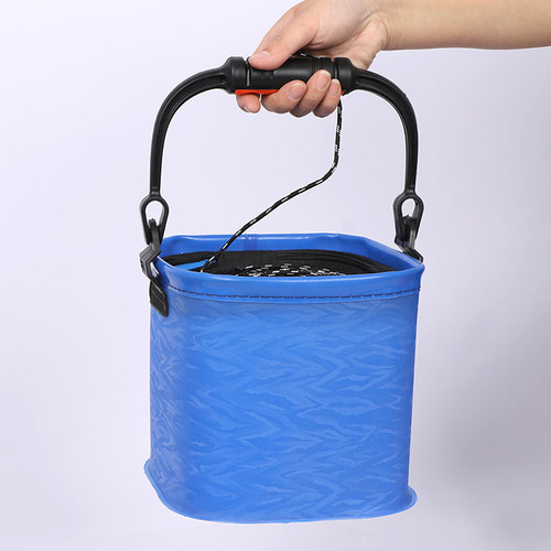 Fishing bucket, fishing gear, eva live fish bucket, multifunctional outdoor fishing bucket, one-piece thickened fishing box