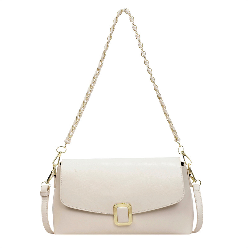 Bolso de hombro de ocio retro popular este año 2026 damas nuevo estilo de moda simple sensación cotidiana de hombro único bolso inclinado image 9