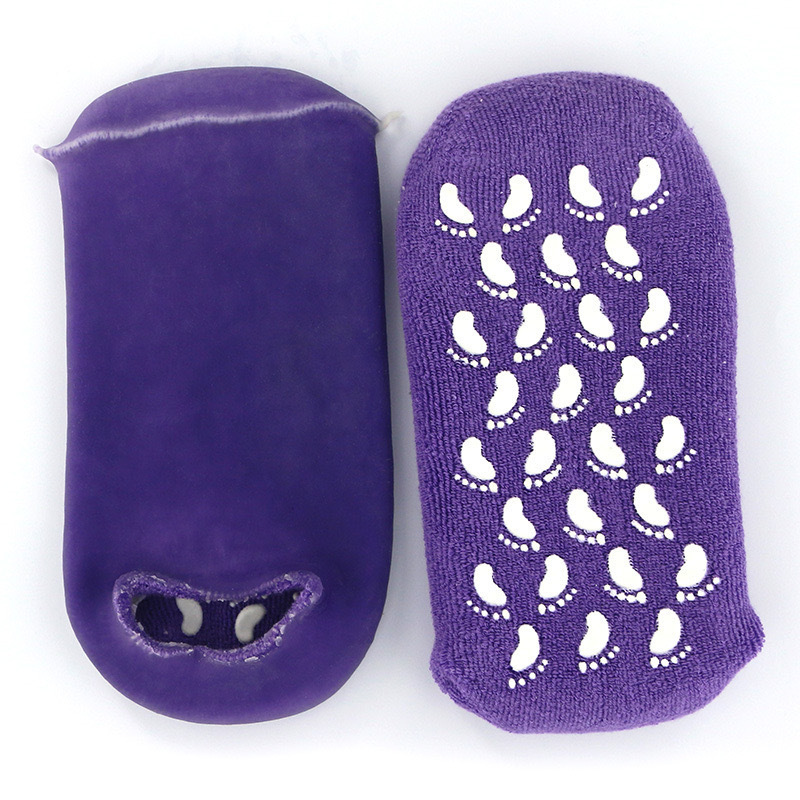 보라색 젤 양말