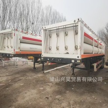 CNG压缩天然气管束式集装箱运输车 气体重量5693 KG 钢瓶1 2 支