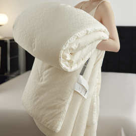 A类全棉提花被子55%大豆被软糯纯棉大豆纤维被芯春秋被四季被冬被