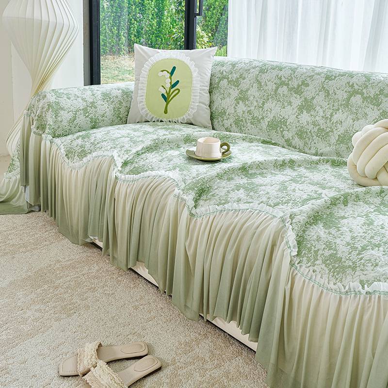 High-end Non-slip Sofa Cover Cool Refreshing Fabric Full Protection_voghion.com