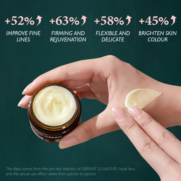 anti-age moisturizing shiny smoothing night cream for skin care