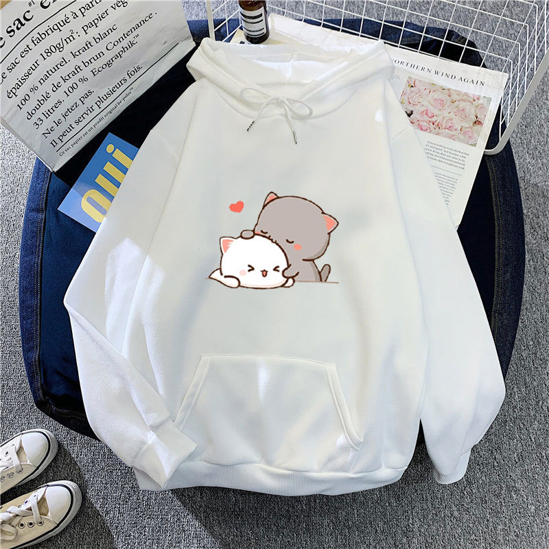 American Hiphop Velvet Sweatshirt for Girls Spring & Fall Trendy Brand 2024 New Outwear Oversize Hooded Clothes