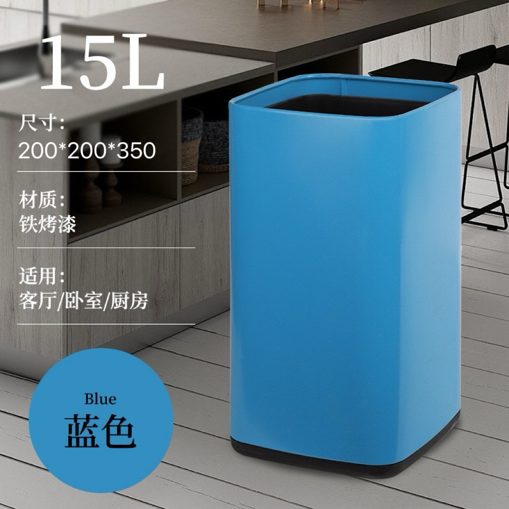 Hotel personalizado doble cubo de basura habitación de huéspedes oficina comercial hotel estrecho restaurante de alta calidad KTV cubo de basura