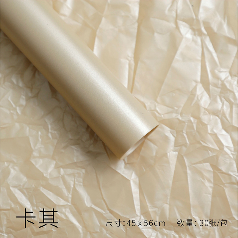 Papel de pera perla impermeable base de ramo de papel de forro papel de embalaje de flores al por mayor para hornear papel de embalaje floral